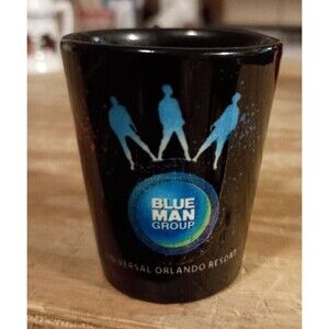BLUE MAN GROUP Shot Glass, Souvenir Shot Glasses,  State Souvenir Glasses